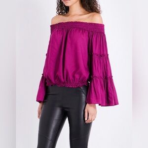 (L) free people blouse
